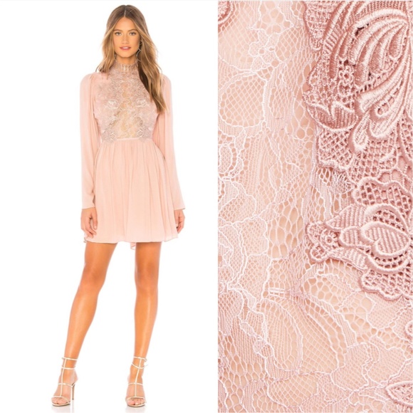 Free People Dresses & Skirts - FREE PEOPLE Divine Mini Dress In Rose